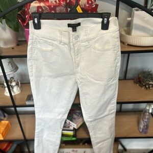 Ann Taylor Women's Cream Skinny Jeans